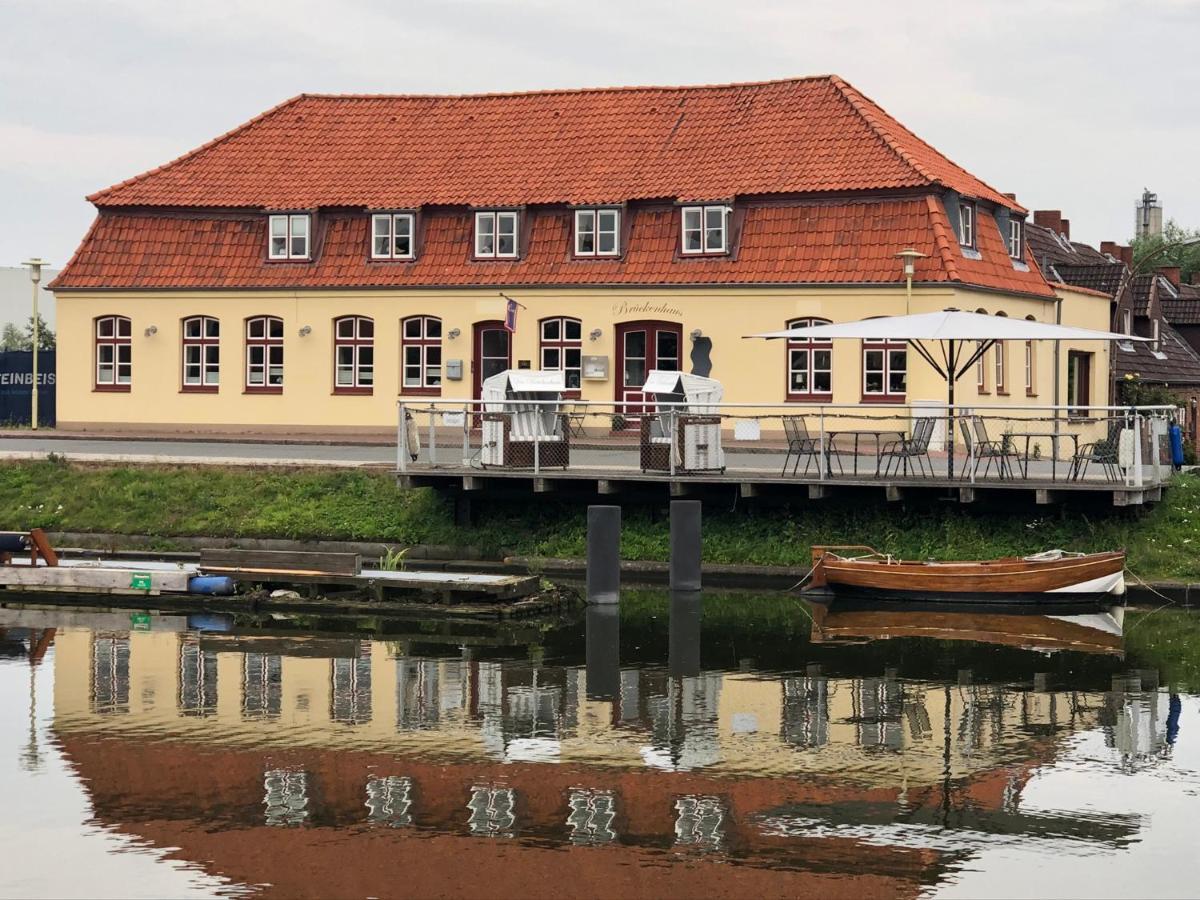 Hotel Das Brueckenhaus Glückstadt Exterior foto
